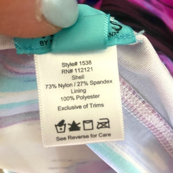 Assets by Spanx Women's Push Up Tankini Swim Tank size L - Picture 6 of 9